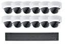 Sapphire 16-Channel 4K Surveillance Kit with 12 Dome Cameras