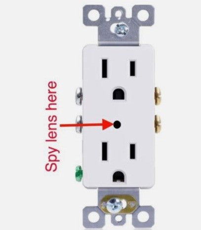 Real Decora Receptacle WI-FI Camera (Model: IQWOUT Item: 003160)