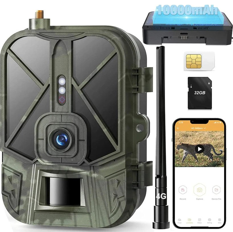 4G PIR Trail Camera 4K LTE (Model: IQHC940PROLITE Item#002827)