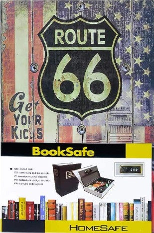 Book Safe Route 66 (Model: IQBSR66 Item#003489)