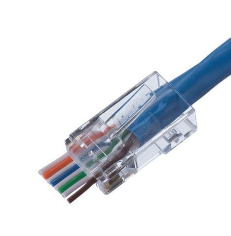 100 Pack of Cat5 Connectors (Model: IQRG45Cat5 Item#10105)