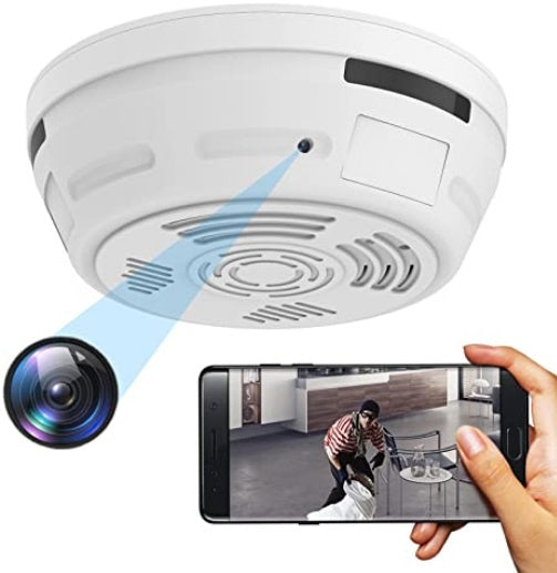 SIDE VIEW HD IR WIFI D/SMOKE DET CAMERA (Model: IQSMK01 Item#002787)