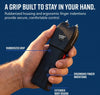 Stun Gun with Auto Stun (Model: IQSWTO85ASBK Item# 10348)