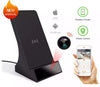 WIRELESS CHARGER Wi-Fi CAMERA IR (Model: IQUNWC201 Item#002809)